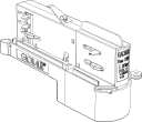 Skena FP Dali Adapter 3-Fas GAC600 Svart