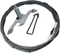 Rail FP Wire Suspension Kit 3m with clamp SKB12 White