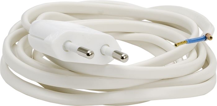 Cord set 2G0.75 SKX 2M White with Euro plug