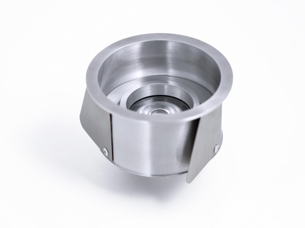 QOO.01 Inomhus GU10 Infällt Tak dia 10cm Alu