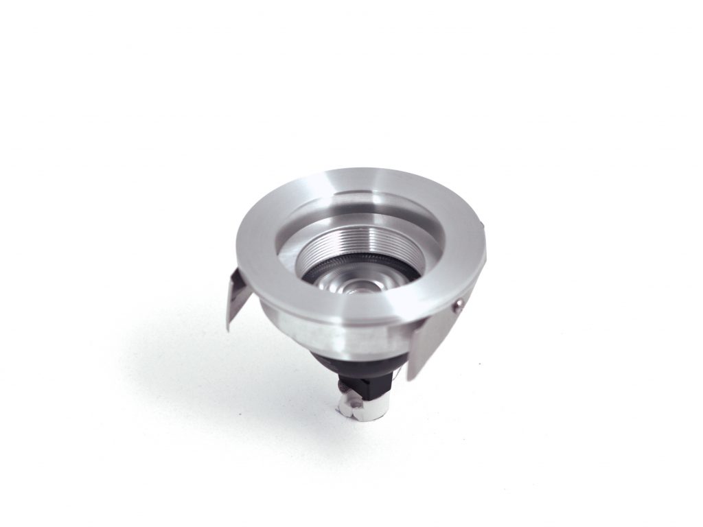 QUALE.003L GU10 Infällt Tak dia 8cm Aluminium