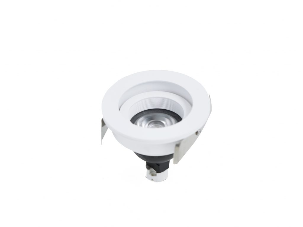 QUALE.003L GU10 Infällt Tak dia 8cm Vit
