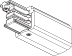 [RAFPF3CWXTS11] Rail FP End feed XTS11 White