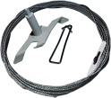[RAFPCWXSKB11RKIT] Rail FP Wire Suspension Kit with clamp SKB11 White