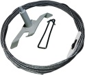 [RAFPCWXSKB12RKIT] Skena FP Pendelkit 3m med Snabbfäste SKB12 Vit