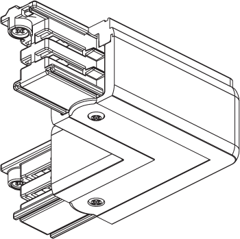 [RAFPF3CWXTS34] Rail FP L-connector XTS35-3 White